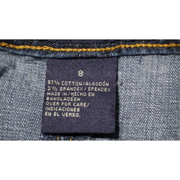 Route 66 Jean Skirt Womens Size 8 Blue Denim Stretch High Waist? - Picture 3 of 8